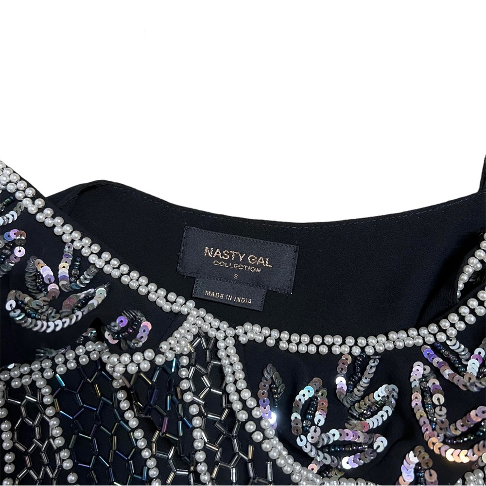 SOLD - Nasty Gal Collection Beaded Sequin Elegant Tank - Picture 3 of 6